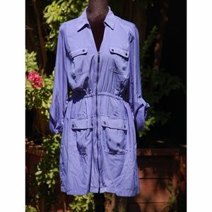 Alfani Zipper Shirt Dress